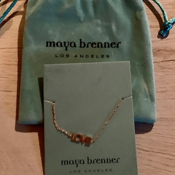 Maya Brenner Gold Ankle Bracelet “LOVE” - Picture 3 of 3